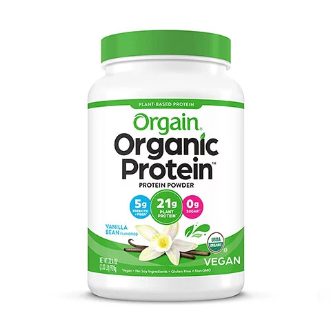 Orgain Organic Plant-Based Vanilla Bean Protein Powder