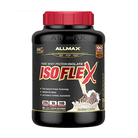 ALLMAX Nutrition ISOFLEX Cookies & Cream Whey Protein Powder