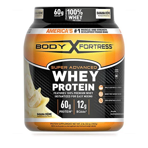 Body Fortress Super Advanced Banana Crème Whey Protein Powder