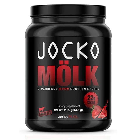 Jocko Mölk's 100% Grass-Fed Whey Isolate Protein Powder - Strawberry Slayer