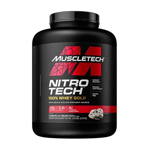 MuscleTech Nitro-Tech Gold Whey Isolate Protein Powder