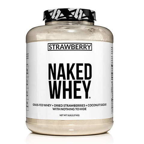 Naked Strawberry Whey Protein Powder