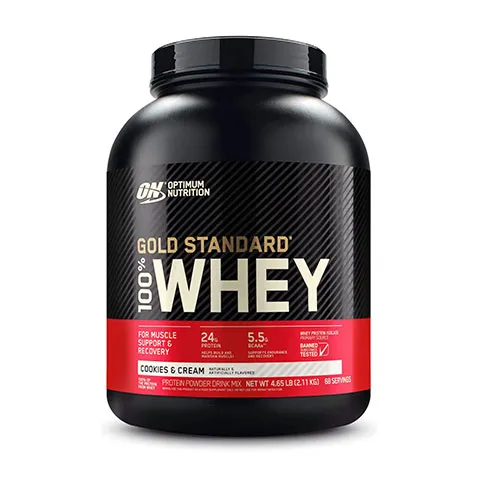 Optimum Nutrition Gold Standard 100% Cookies and Cream Whey Protein Powder