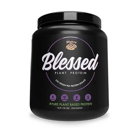 BLESSED Plant Based Blueberry Protein Powder
