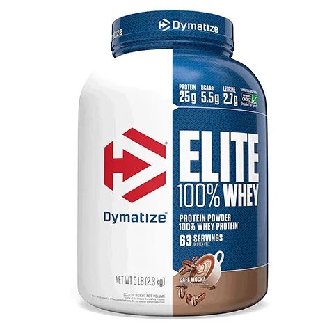 Dymatize Elite 100% Whey Cafe Mocha Coffee Protein Powder