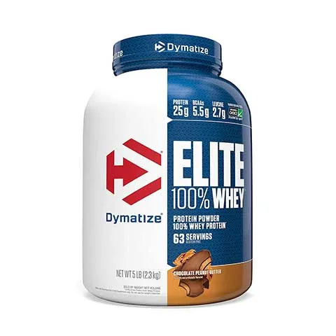 Dymatize Elite 100% Whey Chocolate Peanut Protein Powder
