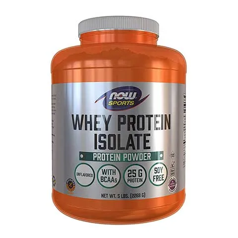 NOW Sports Unflavored Whey Protein Isolate