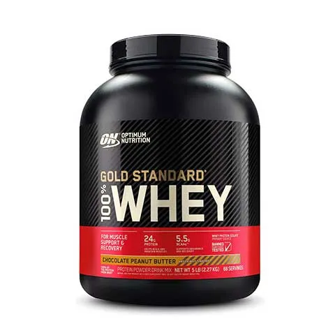 Optimum Nutrition Gold Standard 100% Whey Chocolate Peanut Butter Protein Powder