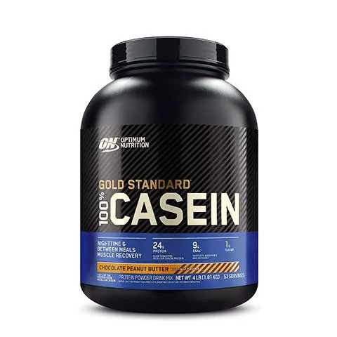 Optimum Nutrition Gold Standard 100% Casein Chocolate Peanut Butter Protein Powder