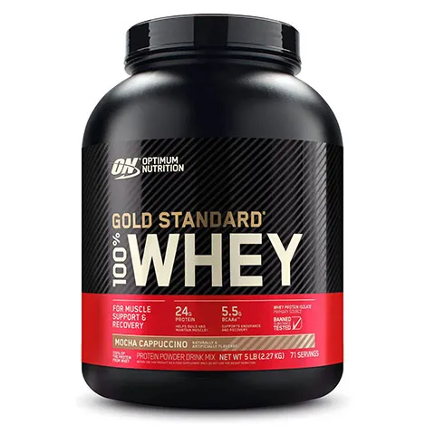 Optimum Nutrition Gold Standard 100% Whey Mocha Cappuccino Protein Powder 