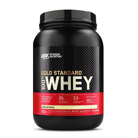 Optimum Nutrition Gold Standard Unflavored Whey Protein Powder