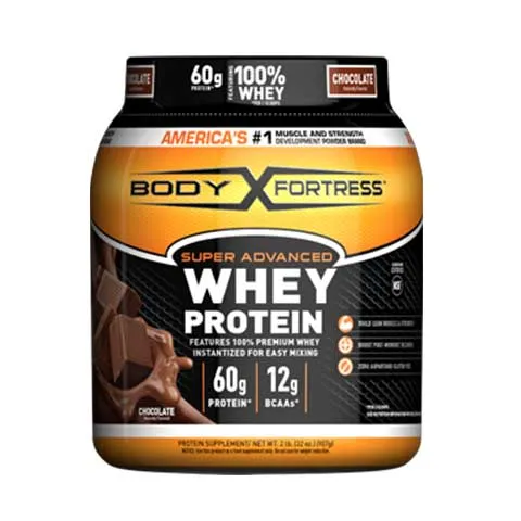 Body Fortress Super Advanced Chocolate 
Whey Protein Powder