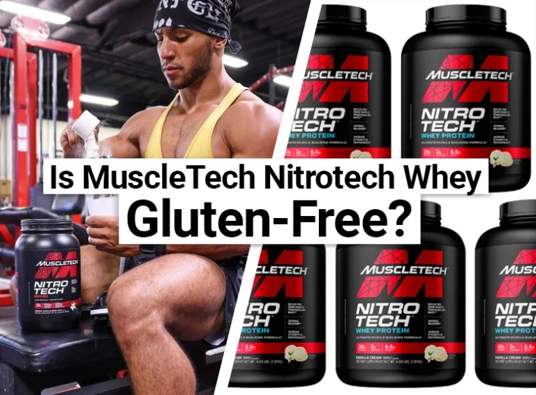 Is MuscleTech Nitrotech Whey Gluten-Free