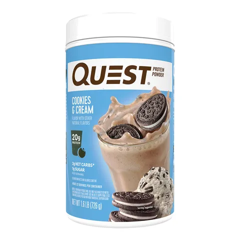 Quest Nutrition Keto-Friendly Cookies And Cream Protein Powder