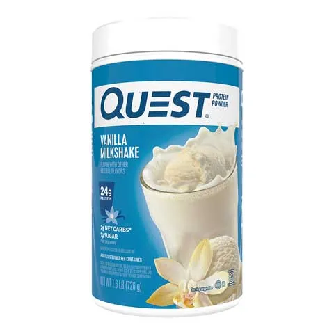 Quest Nutrition Gluten Free Vanilla Milkshake Protein Powder