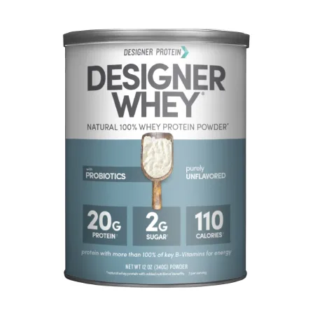 Designer Whey Unflavored Protein Powder