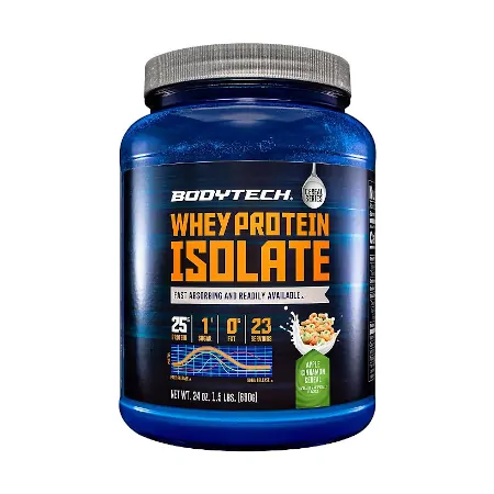 BodyTech Whey Isolate Apple Cinnamon Cereal Protein Powder 