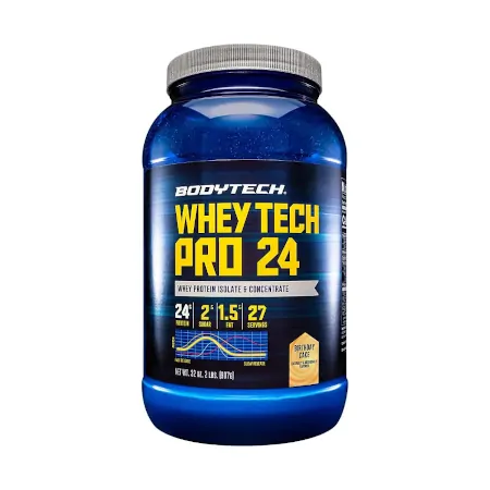 BodyTech Whey Tech Pro 24 Birthday Cake Protein Powder