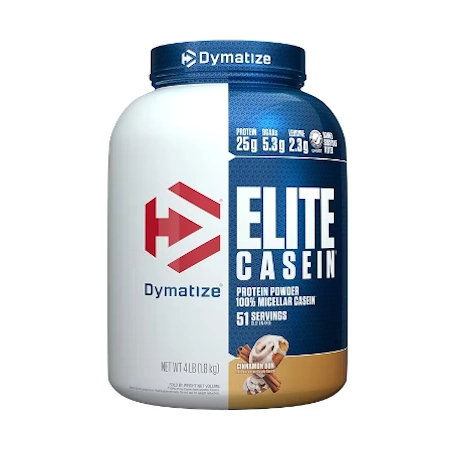 Dymatize Elite Casein Cinnamon Bun Protein Powder