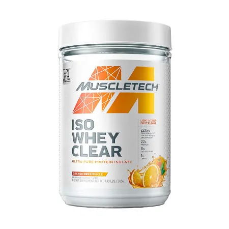 MuscleTech Clear Orange Dreamsicle Whey Protein Isolate