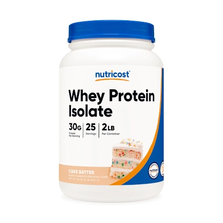 Nutricost Whey Isolate Cake Batter Protein Powder