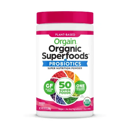 Orgain Organic Green Superfoods Berry Protein Powder