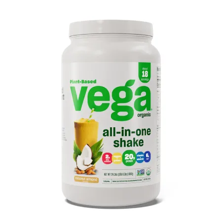 Vega Organic All-in-One Coconut Almond Protein Powder 