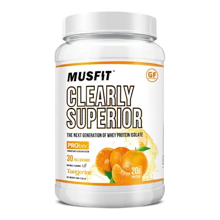MusFit Clearly Superior Tangerine Whey Protein Isolate 