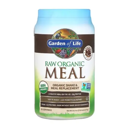 Garden of Life, RAW Organic Meal Chocolate Cacao Shake & Meal Replacement