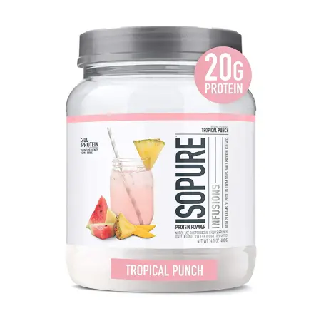 IsoPure Tropical Punch Protein Powder