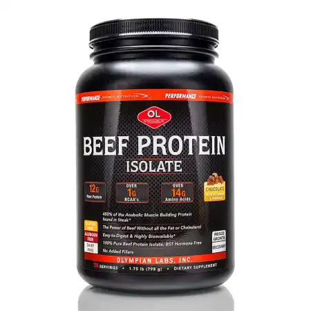 Olympian Labs Beef Protein Isolate Chocolate Protein Powder