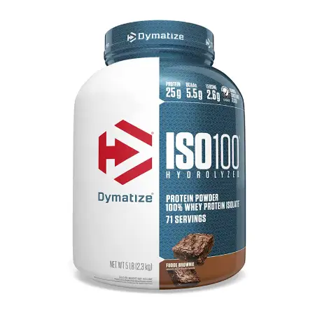 Dymatize ISO100 Hydrolyzed Fudge Brownie Protein Powder