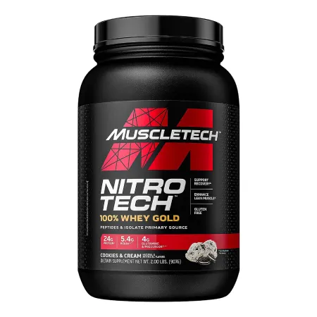 MuscleTech Nitro-Tech Whey Gold Cookies And Cream Protein Powder