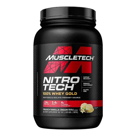 MuscleTech Nitro-Tech Whey Gold French Vanilla Cream Protein Powder